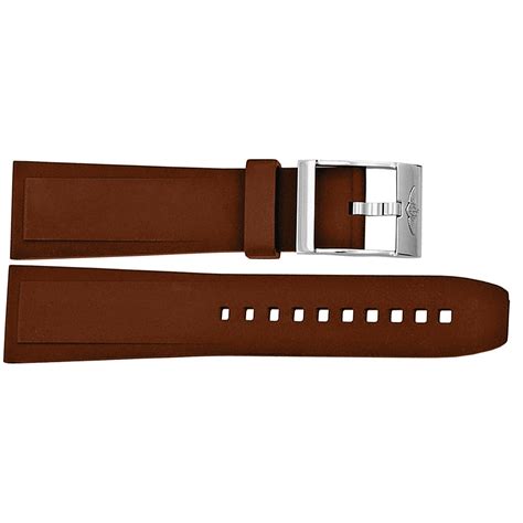 breitling brown rubber strap|aftermarket breitling straps.